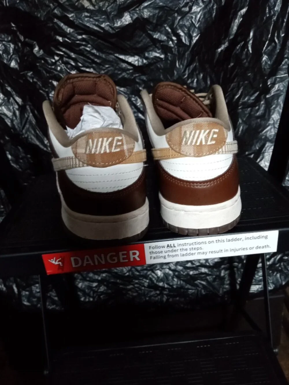 Nike Dunk Low GS 'Plaid Brown' GS 6Y